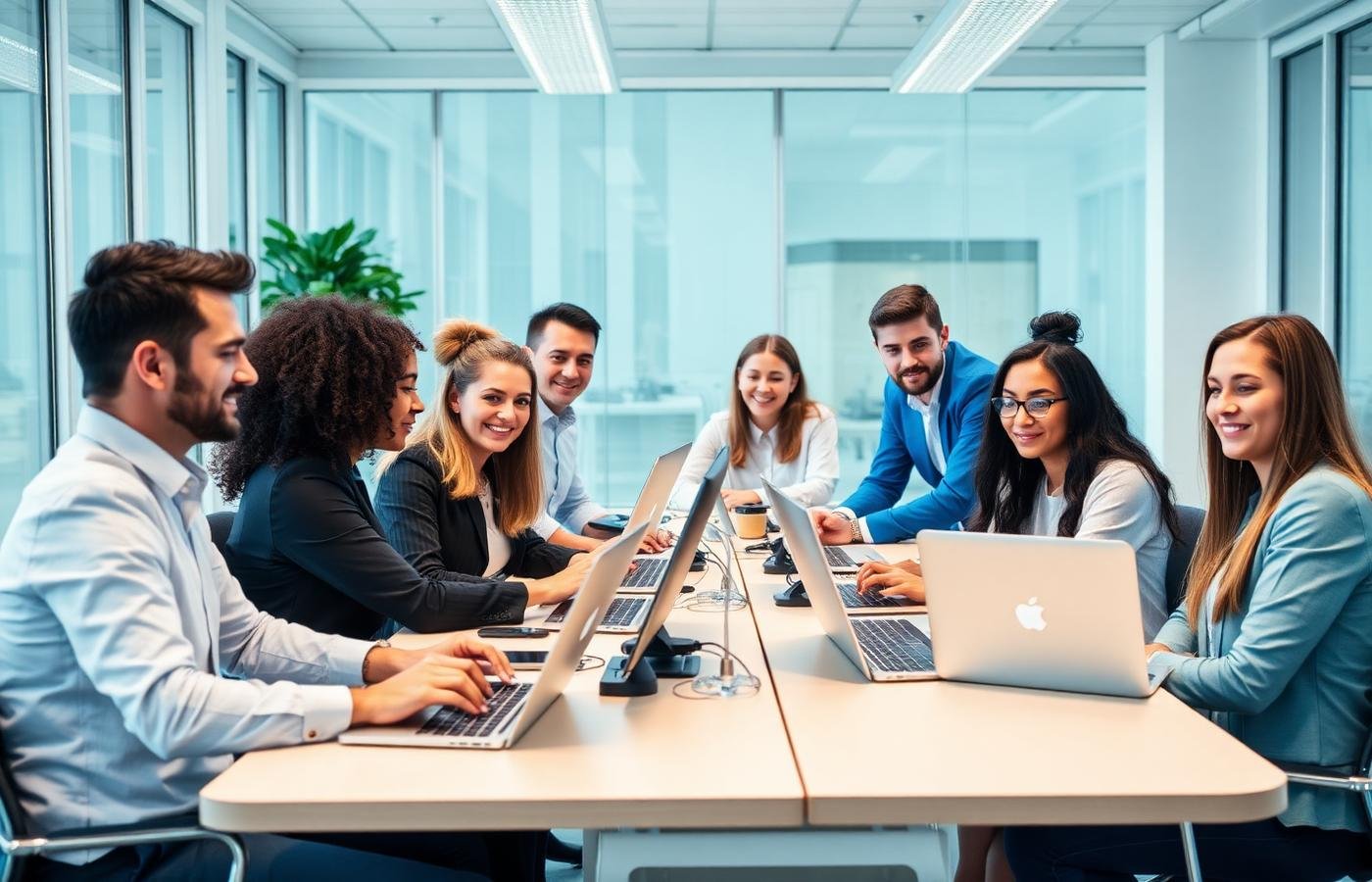The Alpha Digitex LLC consulting team collaborating in a meeting room